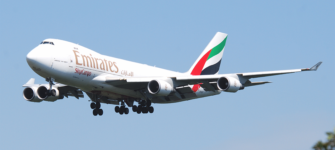Boeing 747 Carguero de Emirates