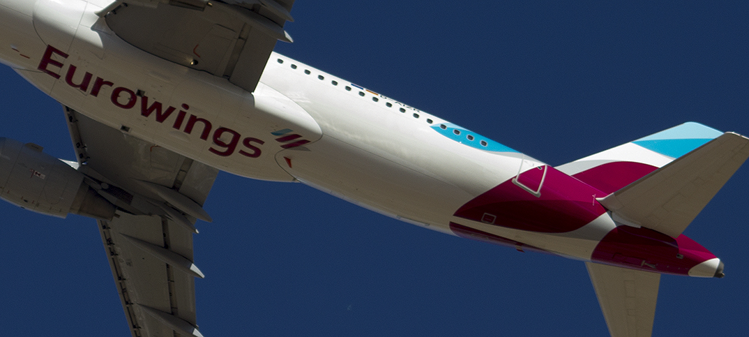El primer A320 de Eurowings ya vuela a Valencia